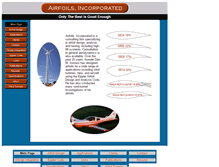 Tablet Screenshot of airfoils.com